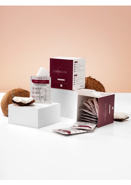 Parlatıcı Gülüş Seti – Beyazlatma Tozu 50gr & 12'li Temizlik Mendili