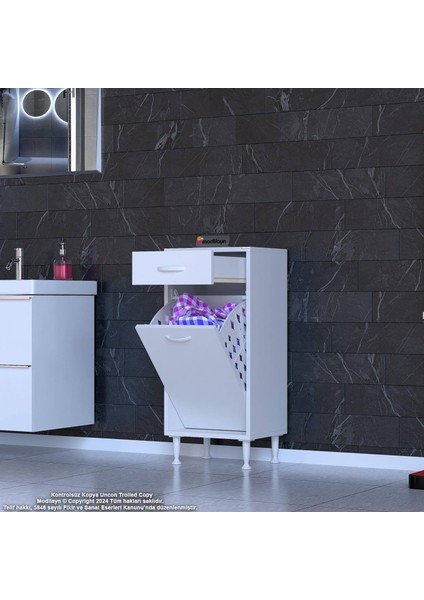 35 x 88 x 32,5 Cm’lik 1 Çekmece 1 Gözlü Sepetli Organizatör Mutfak Dolabı Çok Amaçlı Dolap modelleri