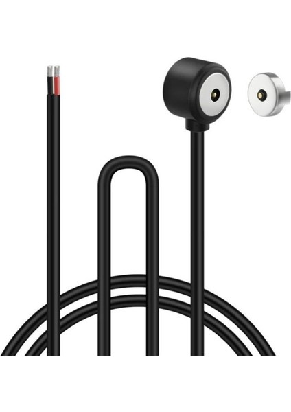 2-Pin 15MM 90C Kablolu Pogo Pin Manyetik Konnektör Takımı