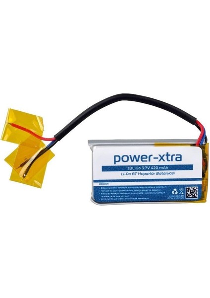- Jbl Go - 3.7V 420MAH Li-Po Hoparlör Bataryası
