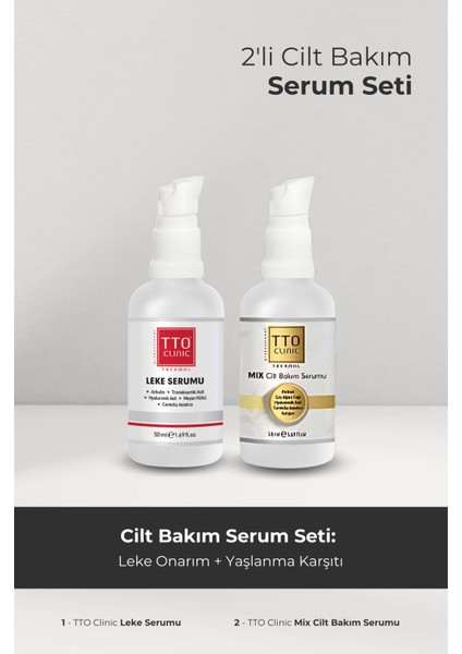 Gençlik ve Leke Serumu 2'li Set