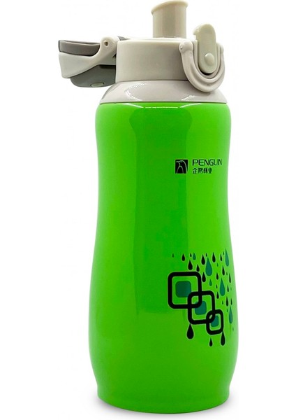 Sema Baby Penguen Kilitli Paslanmaz Çelik Bebek Termosu 600 ml - Yeşil fiyatları