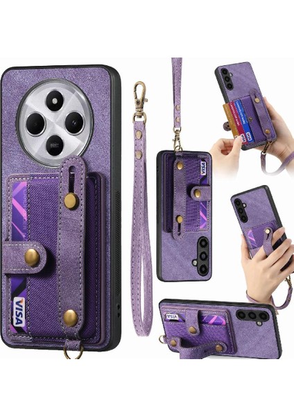 Xiaomi Poco C75 Kayış Cüzdan Bileklik Darbeye Dayanıklı Durumda (Yurt Dışından) modelleri