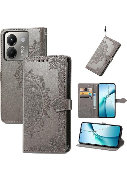 Xiaomi Poco M7 Pro 5g Için Flip Case Basit Iş Deri Kılıf Zarif (Yurt Dışından)