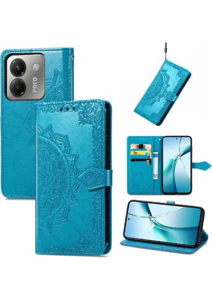 Xiaomi Poco M7 Pro 5g Için Flip Case Basit Iş Deri Kılıf Zarif (Yurt Dışından)
