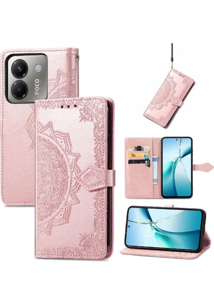 Xiaomi Poco M7 Pro 5g Için Flip Case Basit Iş Deri Kılıf Zarif (Yurt Dışından)