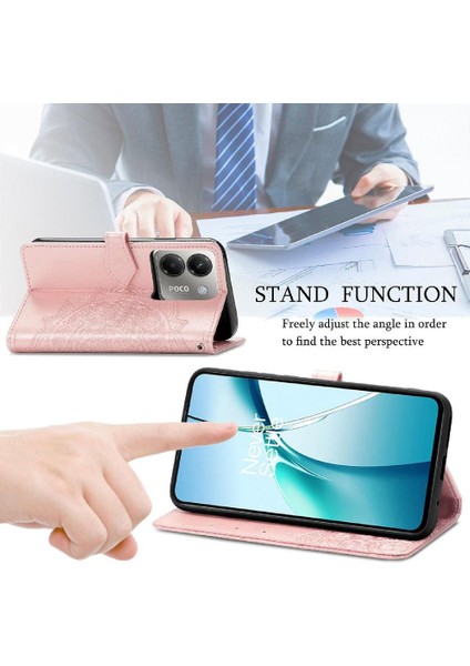 Xiaomi Poco M7 Pro 5g Için Flip Case Basit Iş Deri Kılıf Zarif (Yurt Dışından) fırsatları