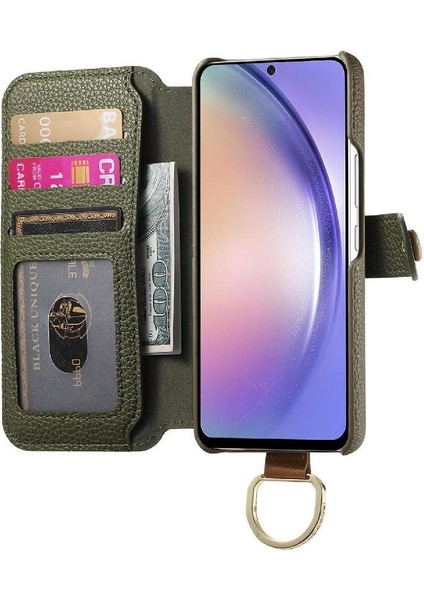 Samsung Galaxy S20 Crad Yuvası Cüzdan Fermuar Standı Bileklik Için Flip Case (Yurt Dışından) fırsatları