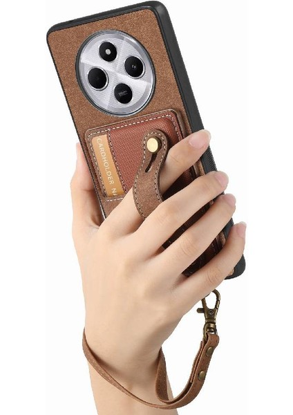 Xiaomi Poco C75 Kayış Cüzdan Bileklik Darbeye Dayanıklı Durumda (Yurt Dışından) fiyatları