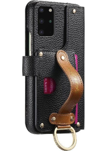Samsung Galaxy S20 Crad Yuvası Cüzdan Fermuar Standı Bileklik Için Flip Case (Yurt Dışından) indirimleri