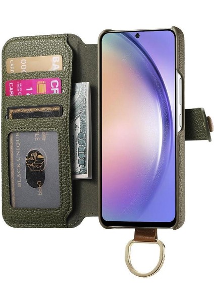 Samsung Galaxy S23 Plus Fermuar Bileklik Cüzdan Crad Yuvası Için Flip Case (Yurt Dışından) modelleri