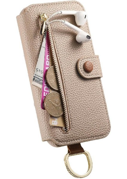 Samsung Galaxy S23 Plus Fermuar Bileklik Cüzdan Crad Yuvası Için Flip Case (Yurt Dışından) modelleri