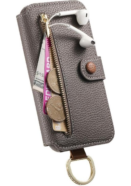 Samsung Galaxy S23 Plus Fermuar Bileklik Cüzdan Crad Yuvası Için Flip Case (Yurt Dışından) modelleri