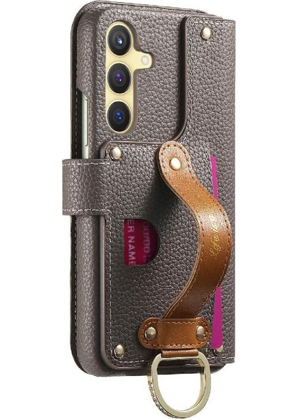 Samsung Galaxy S23 Plus Fermuar Bileklik Cüzdan Crad Yuvası Için Flip Case (Yurt Dışından) indirimleri