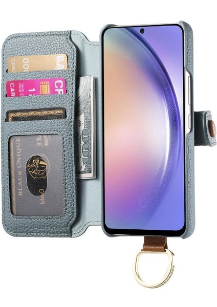 Samsung Galaxy S23 Plus Fermuar Bileklik Cüzdan Crad Yuvası Için Flip Case (Yurt Dışından) modelleri