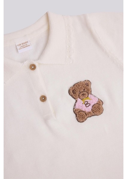 Bg Store Kız Bebek Beyaz Şort Takım modelleri