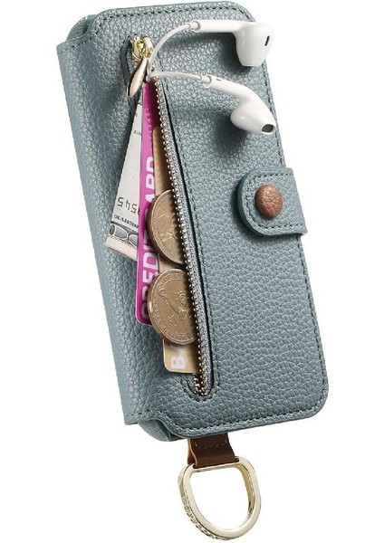 Samsung Galaxy A53 5g Crad Yuvası Bileklik Cüzdan Fermuar Standı Için Flip Case (Yurt Dışından) modelleri