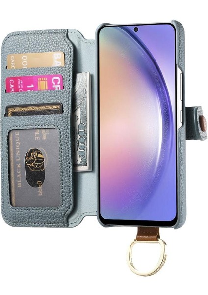 Samsung Galaxy A53 5g Crad Yuvası Bileklik Cüzdan Fermuar Standı Için Flip Case (Yurt Dışından) fırsatları