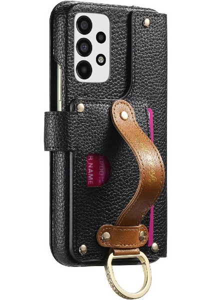Samsung Galaxy A53 5g Crad Yuvası Bileklik Cüzdan Fermuar Standı Için Flip Case (Yurt Dışından) indirimleri