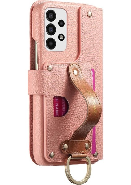 Samsung Galaxy A53 5g Crad Yuvası Bileklik Cüzdan Fermuar Standı Için Flip Case (Yurt Dışından) modelleri