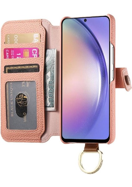 Samsung Galaxy A53 5g Crad Yuvası Bileklik Cüzdan Fermuar Standı Için Flip Case (Yurt Dışından) fırsatları