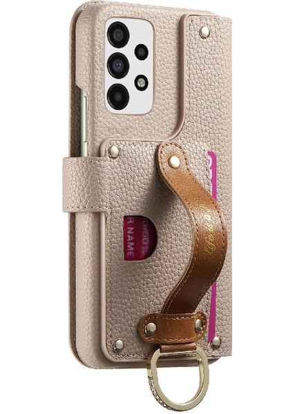 Samsung Galaxy A53 5g Crad Yuvası Bileklik Cüzdan Fermuar Standı Için Flip Case (Yurt Dışından) fırsatları