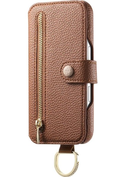 Samsung Galaxy A22 5g Bileklik Standı Cüzdan Crad Yuvası Fermuar Için Flip Case (Yurt Dışından) modelleri