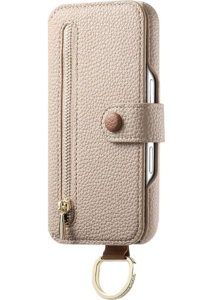 Samsung Galaxy A22 5g Bileklik Standı Cüzdan Crad Yuvası Fermuar Için Flip Case (Yurt Dışından) modelleri