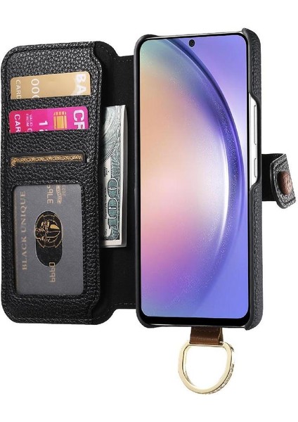 Samsung Galaxy A22 5g Bileklik Standı Cüzdan Crad Yuvası Fermuar Için Flip Case (Yurt Dışından) indirimleri