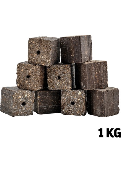 Sazan Yemi - Delikli Küspe - Ayçiçek - Kare - 1 kg Paket
