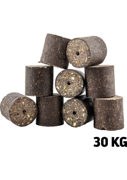 Sazan Yemi - Delikli Küspe - Ayçiçek - Silindir - 30 kg