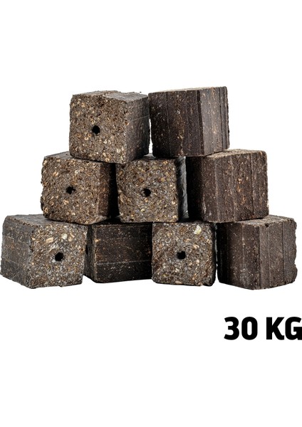 Sazan Yemi - Delikli Küspe - Ayçiçek - Kare - 30 kg