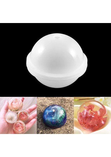 Küre Reçine Epoksi ve Mum Kalıbı - 10 cm -KOD:975