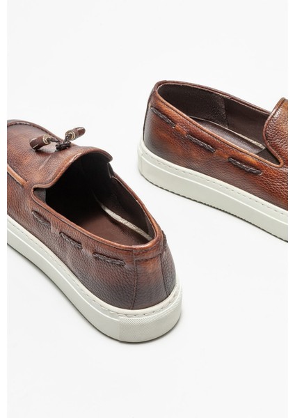 Taba Deri Erkek Günlük Loafer fırsatları