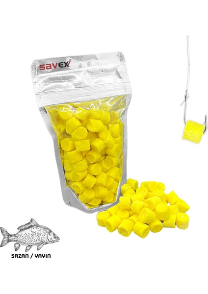 Kesme Sazan / Yayın Hamuru - Iğne Yemi - Sarı-Anason 80 gr