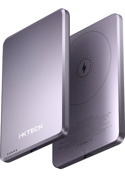 Ixtech 5000 Mah Magsafe Powerbank – 20W Pd Hızlı Şarj ve 15W Kablosuz Şarj Destekli – Lila indirimleri