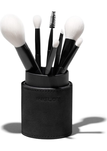 Brush Tube Makyaj Fırça Seti – Siyah (7’li Set)