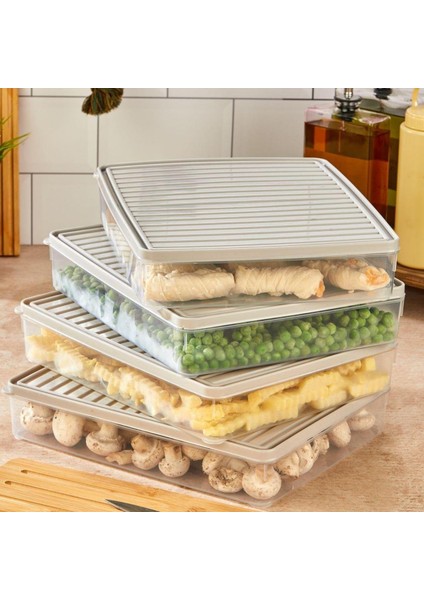 2'li Şeffaf Saklama Kabı 2x2,5 Lt BGMT2225 Mikrodalga Buzdolabı ve Dondurucu Uyumlu Düzenleyici fiyatları