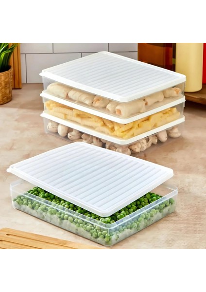 2'li Şeffaf Saklama Kabı 2x2,5 Lt BGMT2225 Mikrodalga Buzdolabı ve Dondurucu Uyumlu Düzenleyici fiyatları