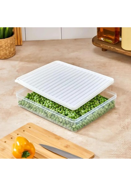 2'li Şeffaf Saklama Kabı 2x2,5 Lt BGMT2225 Mikrodalga Buzdolabı ve Dondurucu Uyumlu Düzenleyici fırsatları