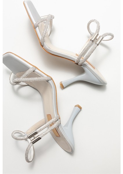 Lame Kadın Topuklu Sandalet fırsatları