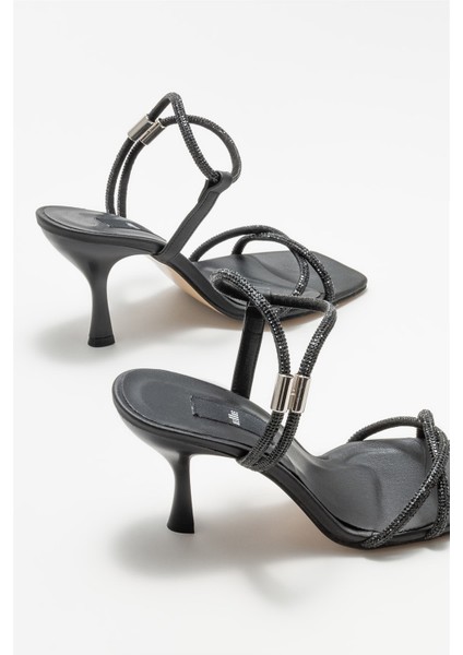 Siyah Kadın Topuklu Sandalet fırsatları