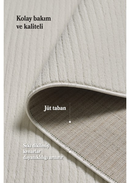 Modern Halı Özel Kesim Halı Kolay Temizlenebilir Halı Salon Halısı Mutfak Halısı Yolluk Krem Halı fırsatları