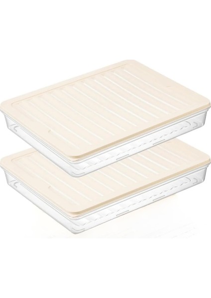 2'li Şeffaf Saklama Kabı 2x2,5 Lt BGMT2225 Mikrodalga Buzdolabı ve Dondurucu Uyumlu Düzenleyici fiyatları