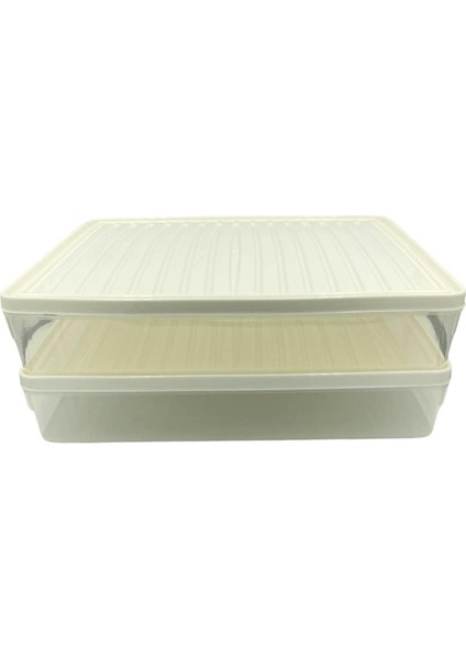 2'li Şeffaf Saklama Kabı 2x2,5 Lt BGMT2225 Mikrodalga Buzdolabı ve Dondurucu Uyumlu Düzenleyici fırsatları