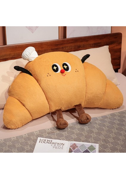 90CM Medium Embrace Modeli] Kruvasan Peluş Bebek Yastığı | Kanepe Başucu Arkadaşı Güvenilir Bebekleri Tutulabilir (Yurt Dışından)
