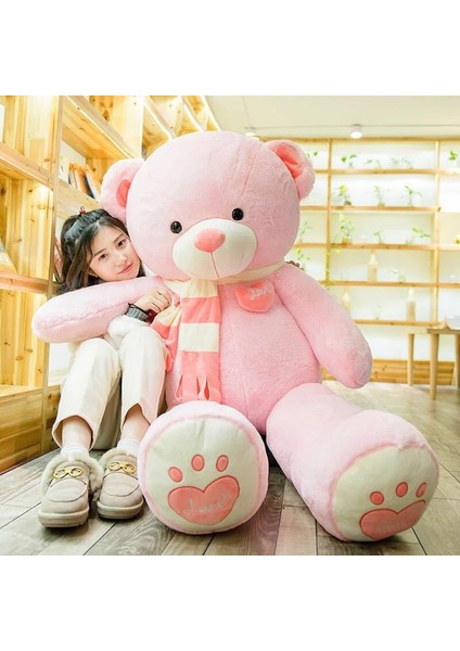 160CM Sevimli Oyuncak Ayı Peluş Bebek Bebek Yastık Hediye (Yurt Dışından)