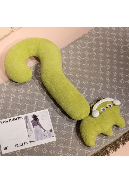 120CM Cure Big Tail Kedi Sarılma Yastığı, Snuggle & Soothe Doll (Yurt Dışından)