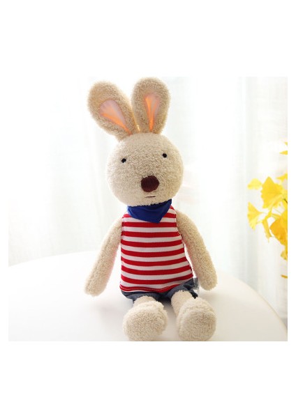 Büyük Boy 60CM Şifalı Tavşan Peluş Yastık Bebek Yumuşak ve Sevimli Uyku Figürü (Yurt Dışından)