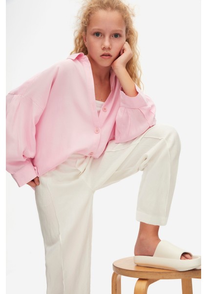 58341 Kız Çocuk Gri Pavıa Pantolon